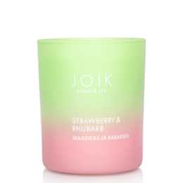 JOIK Home & Spa - Bougie Parfumée Fraise & Rhubarbe - 150 gr