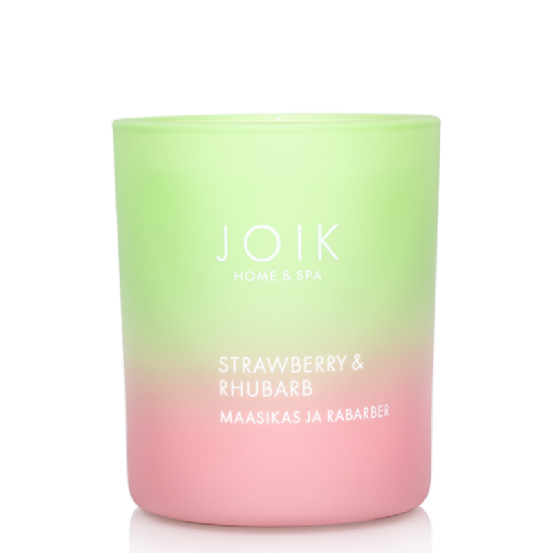 JOIK Home & Spa - Vela Perfumada Fresa y Ruibarbo - 150 gr