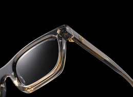 Walton & Mortimer Nr. 54: Transparente graue Sonnenbrille „Inferno“.