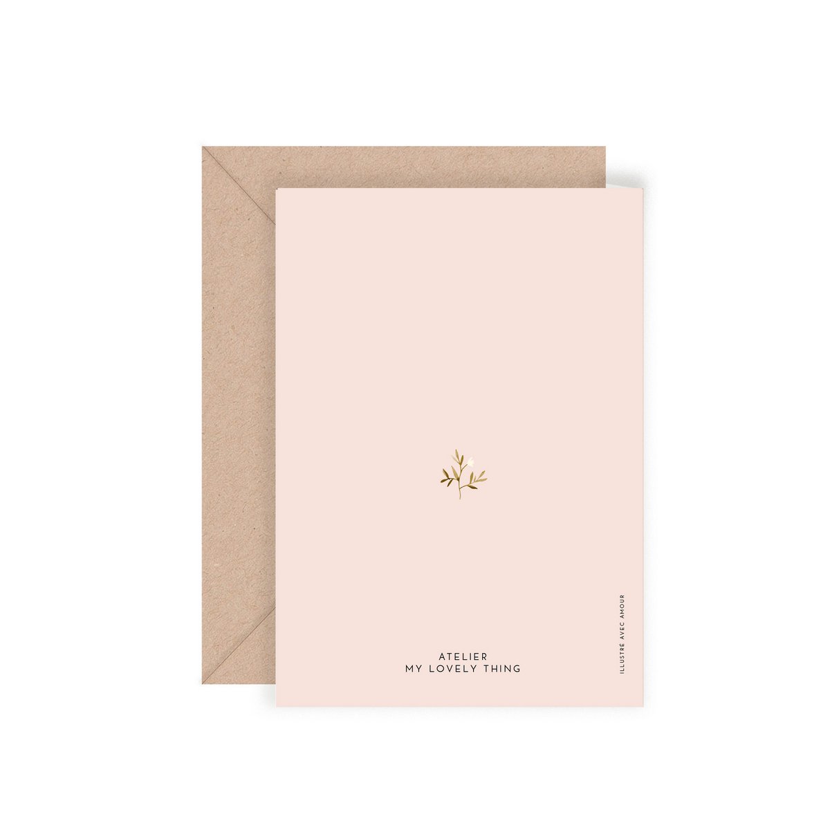 Double Card Thank You Pink Flowered
