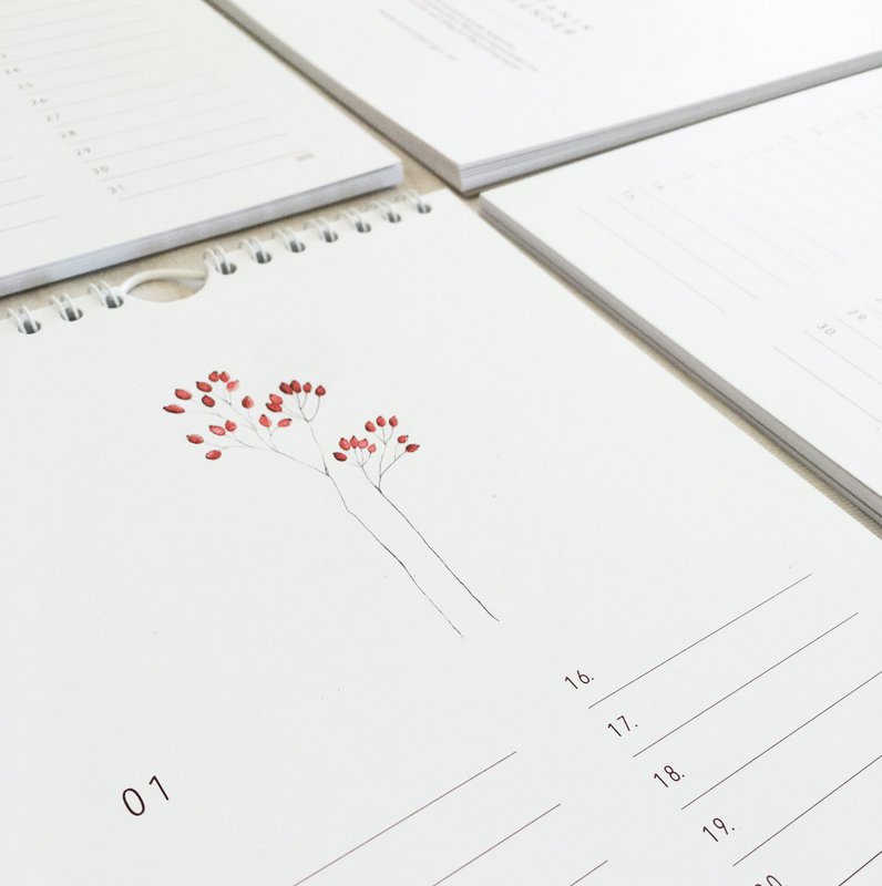 immerwährender Botanik-Kalender