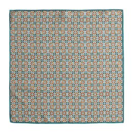 Orange Silk Square Scarf Wallada