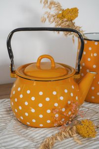 Tollkessel Polka Dot Senf 2,5l Isabelle Rose