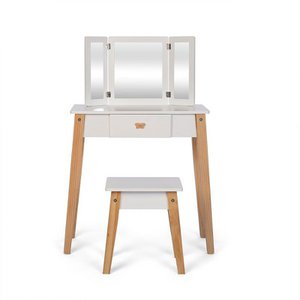 Children's dressing table with stool