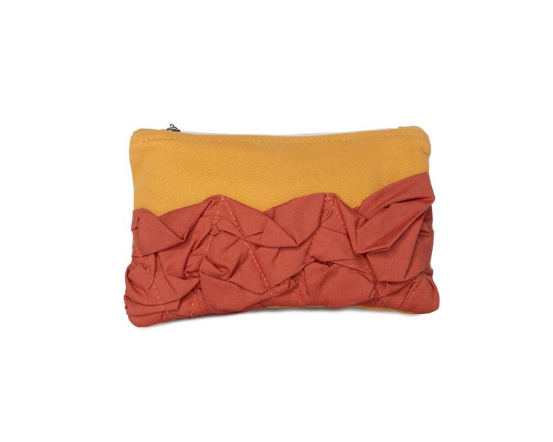 Boho makeuptaske med flæser
