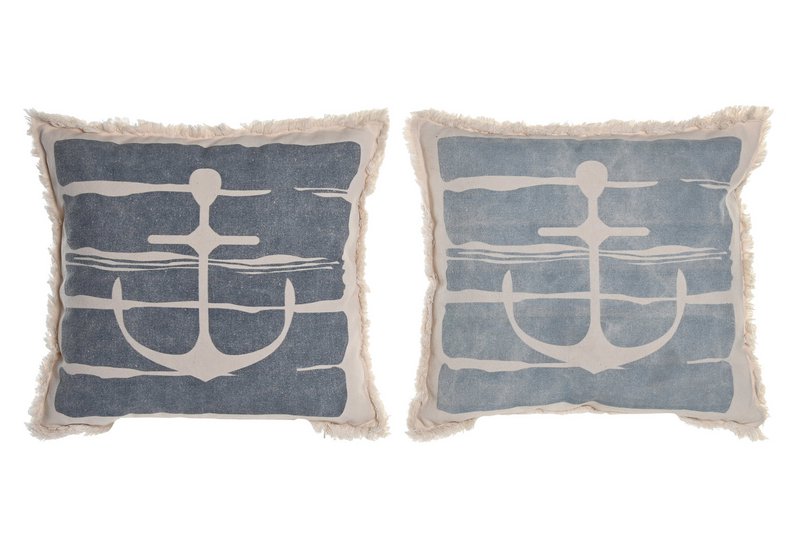 COTTON CUSHION 45X10X45 WORN 2 ASSORTMENTS. TX203854