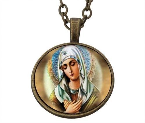 Lucky Pendant Mother Mary 22mm