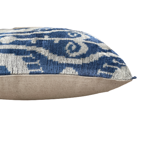 Velvet Ikat Kussen Lavendel 60x40 cm
