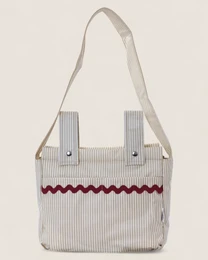 Poussette / Sacs à langer Classique en coton enduit Framboise