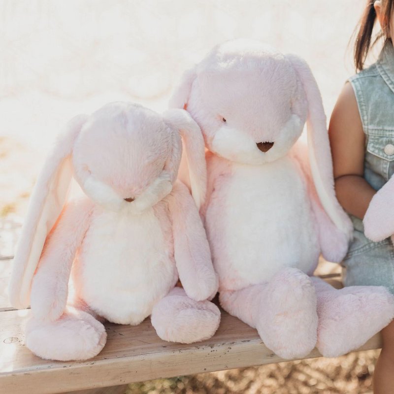 Bunnies By The Bay krammetøj Floppy Nibble Rabbit Pink 44cm