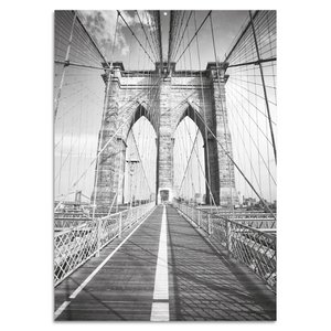 Blechschild - Brooklyn Bridge 20x30cm