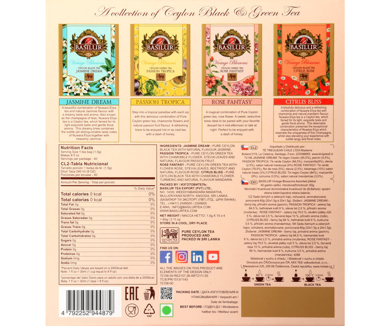 Vintage Blossoms 40 sachets