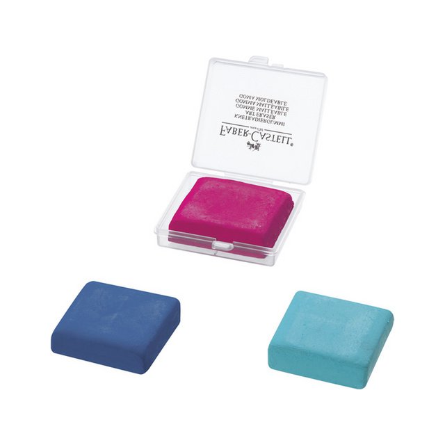 Kneadable eraser FC Trend ass. 18pcs. in displ pink, blue and turquoise