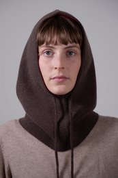 Dobbelt-sidet-100% cashmere 2-side-udøvet balaclava
