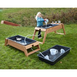 Cozy Chic waterfall toy water stand with trays for children