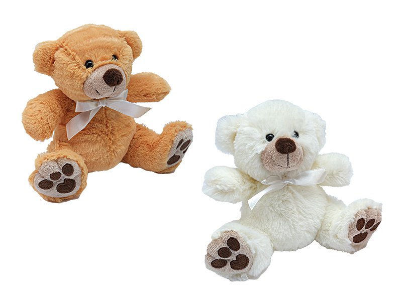 Plush bear sitting 16x10x14cm