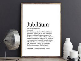 Definitie "Verjaardag" poster