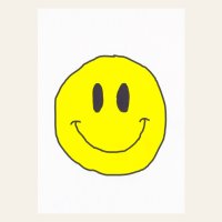 Risography Postcard - Good Smile - DIN A6