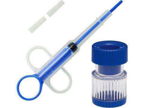 Medicijnset Pets Aid Only met vijzel en tablettengever, voedingshulp, injectiespuit,