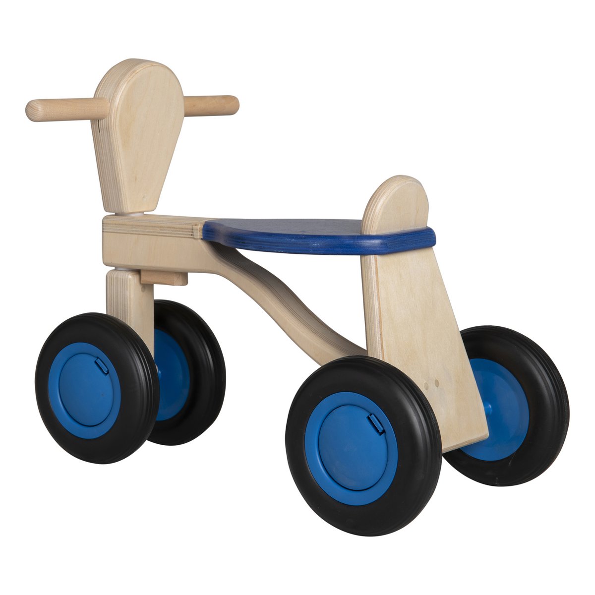 Van Dijk Toys Berken Houten Balance Bike From 1 Year - Blue (Childcare Quality)