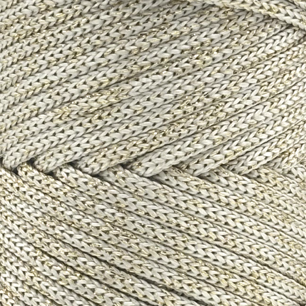 Sensy Premium 5mm Sparkle - 82 yardas 90% Polipropileno / 10% Poliéster Macrame Cord