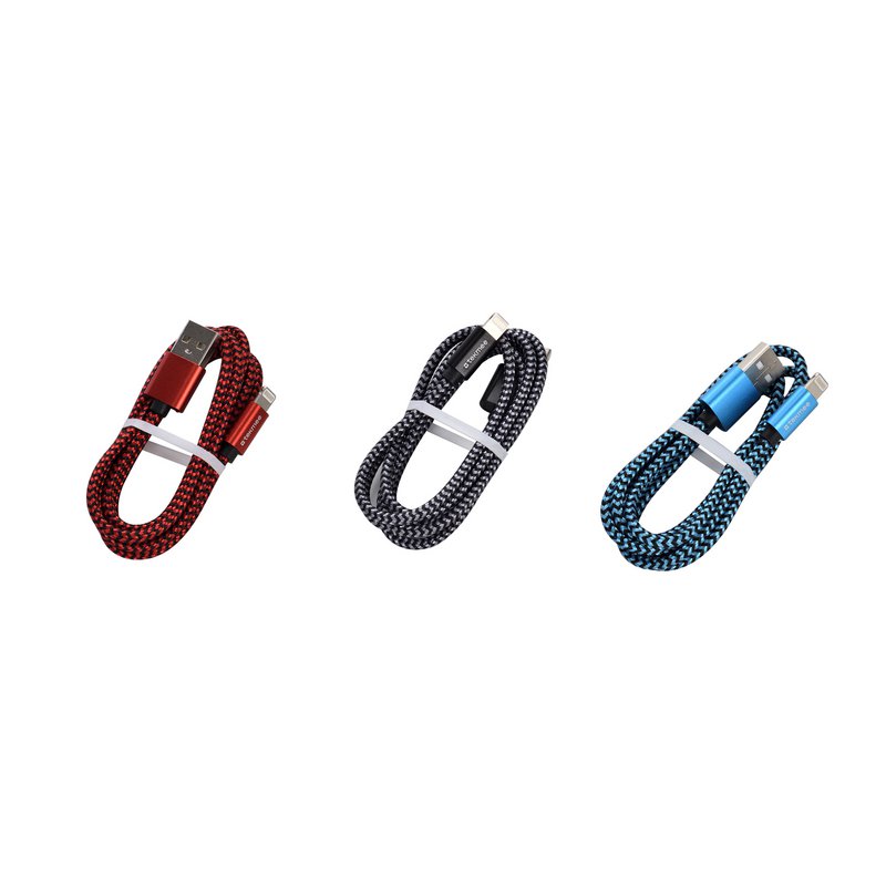 TEKMEE Câble Micro USB 2A  Iphone Jusqu'au 12Pro Max Recharge Rapide 1 Mètre Disponible sous Différents Coloris