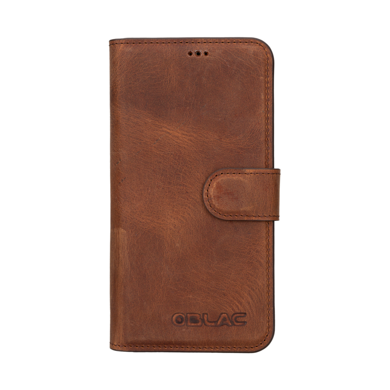 iPhone 14 Pro Telefoonhoesje Antiek Bruin