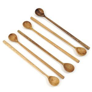 Cocktail spoon aca 23cm natural s/6