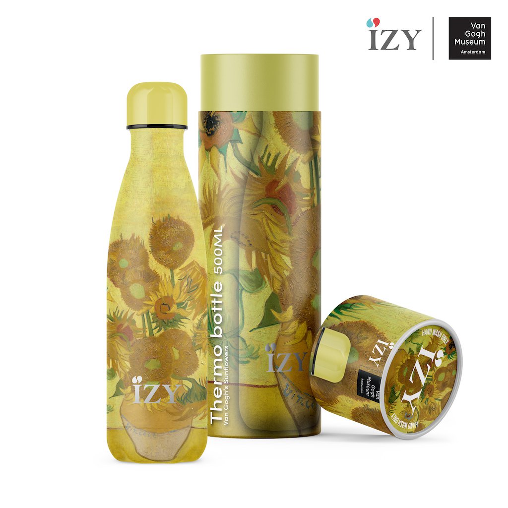 IZY - Botella térmica Van Gogh - Girasoles - 500ml