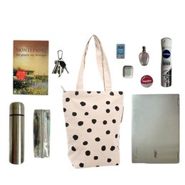 Duurzame Tote Bag met ritssluiting - NoMorePlastic - Spot On