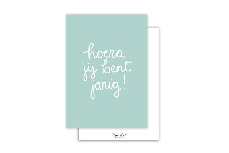 Map | Hooray it's your birthday - Blue