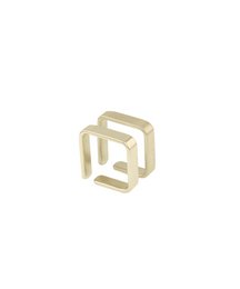 SQUARE fine woman ring