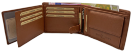 Lundholm leren portemonnee heren bruin en bieropener sleutelhanger echt leer - matchende set in luxe giftbox - vaderdag cadeau vaderdag kados pakket - cadeau voor man flesopener mannen cadeautjes vaderdag cadeau vaderdag geschenk