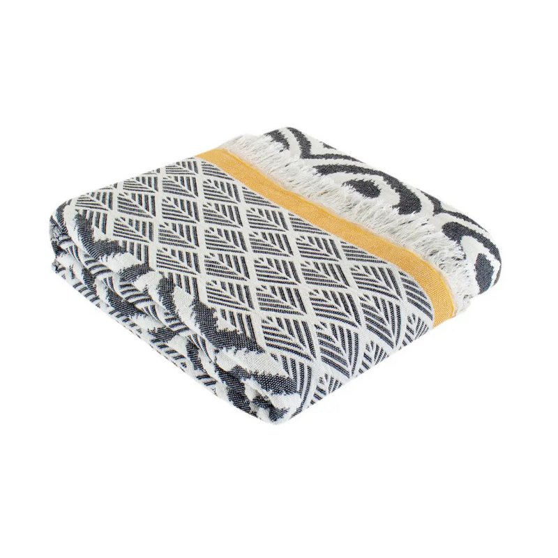 Coperta da tiro in cotone turco Asude