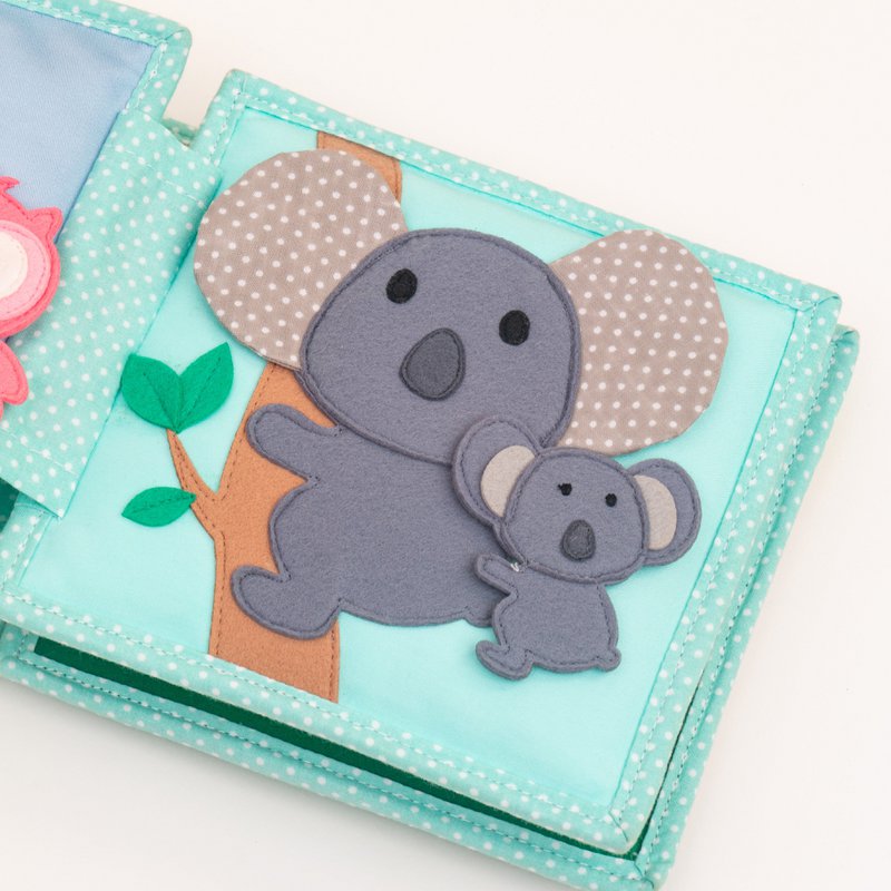 Jolly Jungle - 6 page mini quiet book