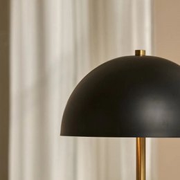Lola Guld & Sort Bordlampe