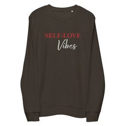 Sweatshirt i økologisk bomuld - Self Love Sweatshirt - Miljøvenlig økologisk bomuld - BRODERI