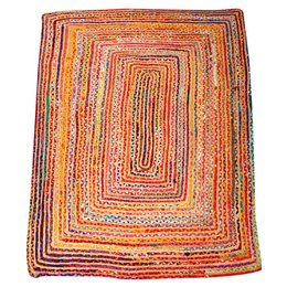 Jute Teppich Esha bunt