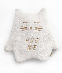 Kuscheltier/Thermokätzchen ECRU 'HUG ME'