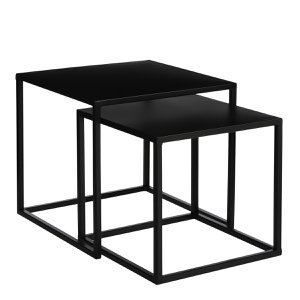 Bijzettafel set Goa Zwart
