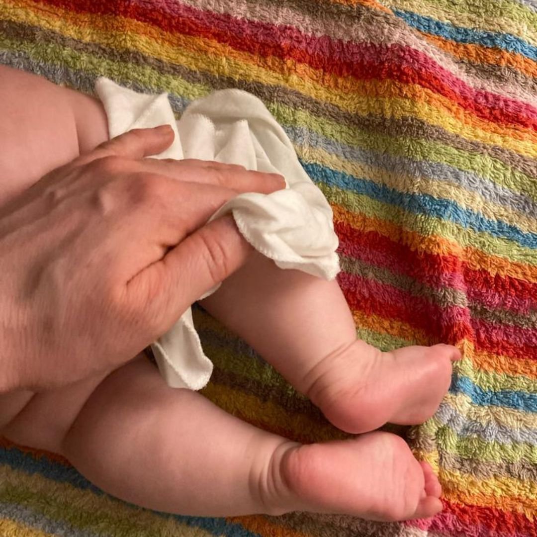 Babypflege- oder Stofftaschentücher Sparpackung, weiß 30er Family Pack