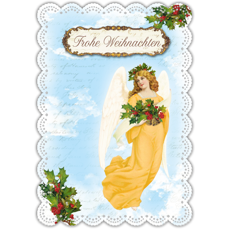 Romantique Christmas greeting card