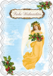 Romantique Christmas greeting card