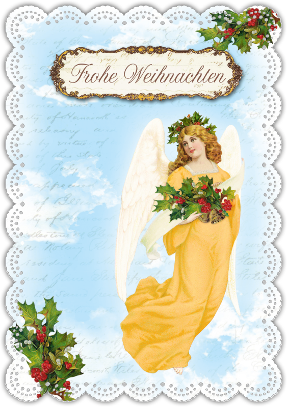 Romantique Christmas greeting card