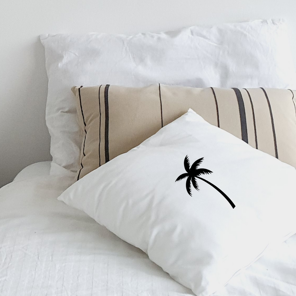 Cushion cover palm tree