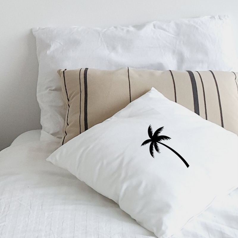 Cushion cover palm tree