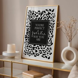 Poster: You're perfect just the way you are