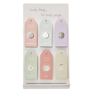Display package "lucky coin"