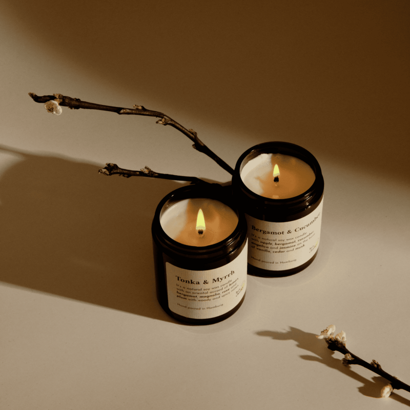 Rose Scintillanti 155g. Candela
