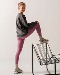 Bio-Sweatshirt, Enjoy Being Paused, Anthrazit